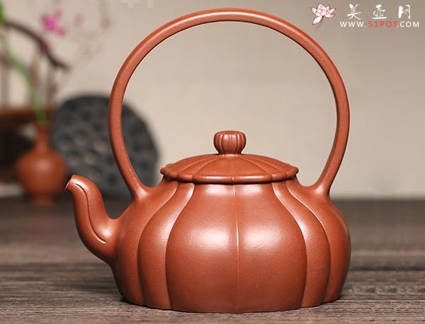 紫砂壶图片：谦德提梁 - 美壶网