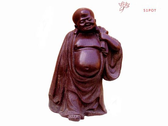 紫砂壶图片：布袋罗汉作者：高级工艺师吴克强 - 美壶网