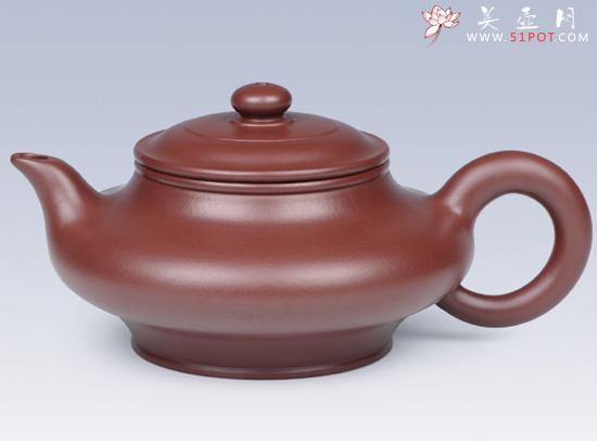 紫砂壶图片：大红袍水扁 - 美壶网