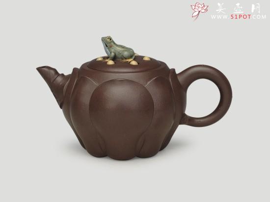 紫砂壶图片：青蛙莲子 - 美壶网