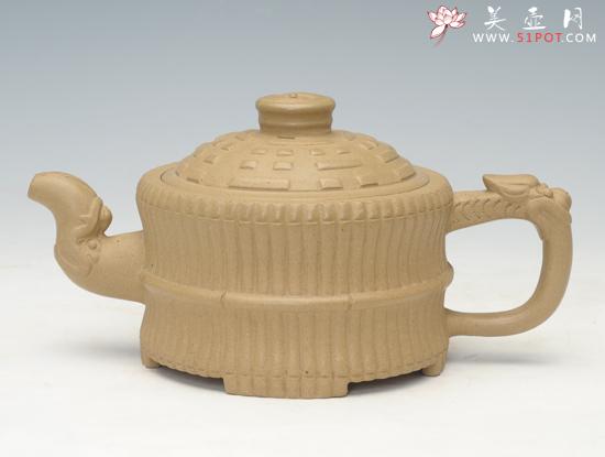 紫砂壶图片：龙头一捆竹 - 美壶网