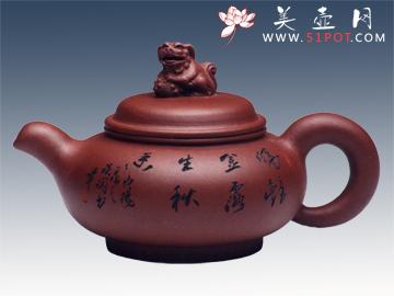 紫砂壶图片：戏狮壶 - 美壶网
