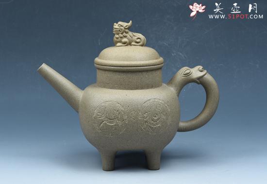 紫砂壶图片:四季鼎盛 - 美壶网