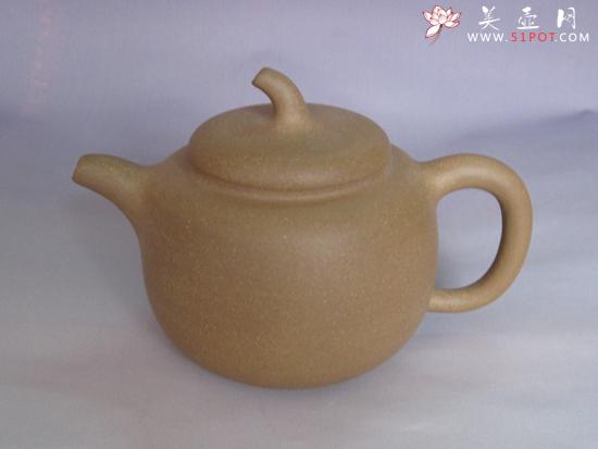 紫砂壶图片：茄段 250CC - 美壶网