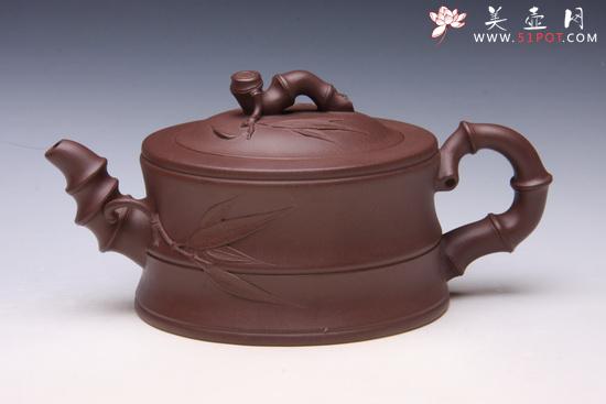 紫砂壶图片：大竹段 - 美壶网