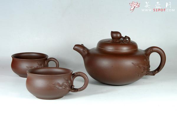 紫砂壶图片：长 寿 - 美壶网