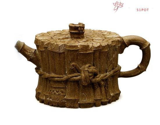 紫砂壶图片：一捆竹段 - 美壶网