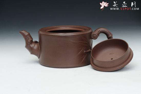 紫砂壶图片:竹段 (3) - 美壶网