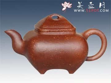 紫砂壶图片：四方小传炉 - 美壶网
