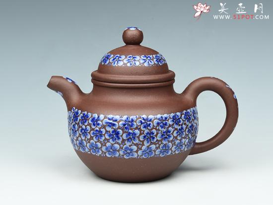 紫砂壶图片：掇球 - 美壶网