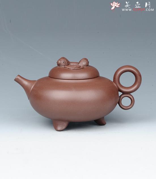 紫砂壶图片:年年有余 - 美壶网