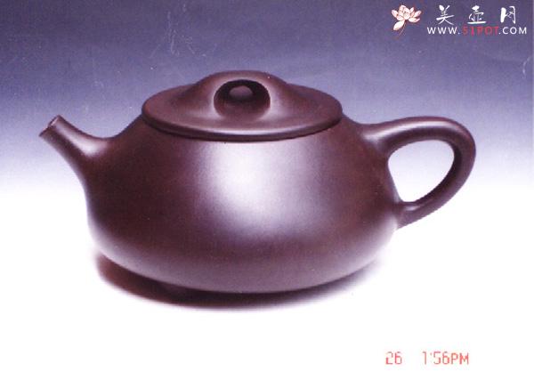 紫砂壶图片：黑石瓢壶 - 美壶网
