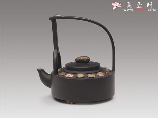 紫砂壶图片：雨花提梁 - 美壶网