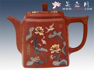 紫砂壶图片：荷塘秀色 - 美壶网