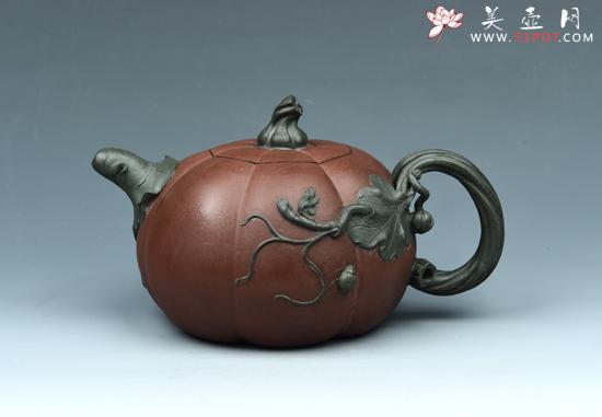 紫砂壶图片：南瓜壶 - 美壶网