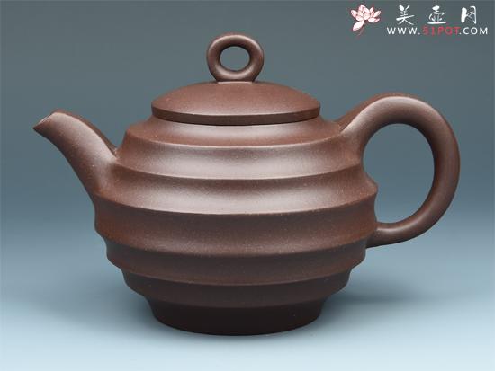 紫砂壶图片:垒线 - 美壶网