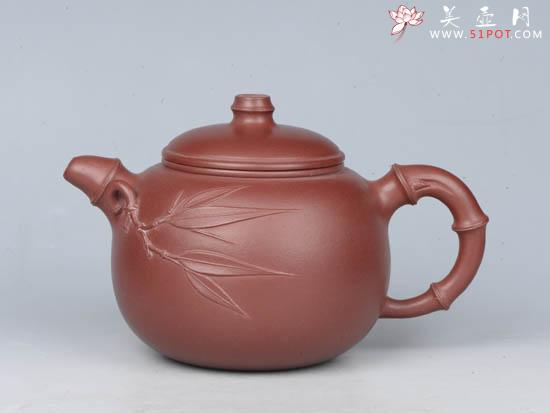 紫砂壶图片：竹韵 - 美壶网