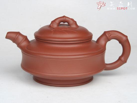 紫砂壶图片：双线竹鼓（小）  ... - 美壶网
