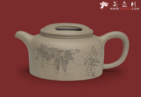 紫砂壶图片：牛盖 - 美壶网