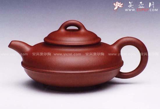 紫砂壶图片：线圆合欢 - 美壶网