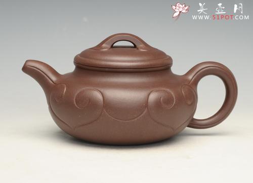 紫砂壶图片：仿鼓如意 - 美壶网