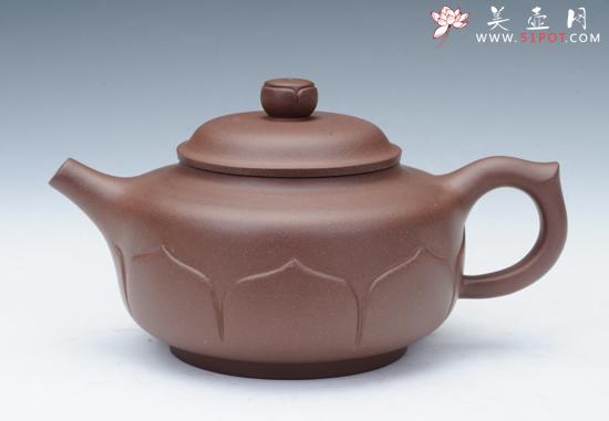 紫砂壶图片：莲花壶 - 美壶网