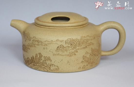 紫砂壶图片：牛盖莲子 - 美壶网