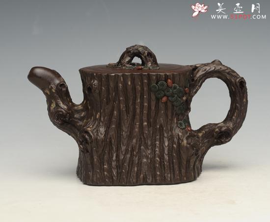 紫砂壶图片：高寿松   容量：250cc - 美壶网