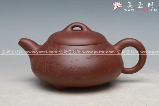 紫砂壶图片：景舟石瓢 - 美壶网