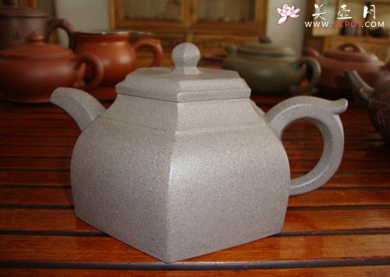 紫砂壶图片：六方壶 - 美壶网