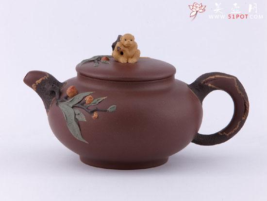 紫砂壶图片：祝寿壶 - 美壶网