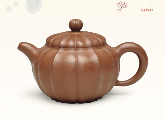 紫砂壶图片：菱花如意 - 美壶网