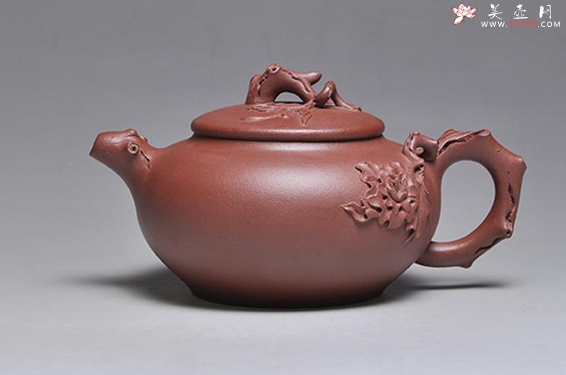 紫砂壶图片：牡丹之歌 - 美壶网