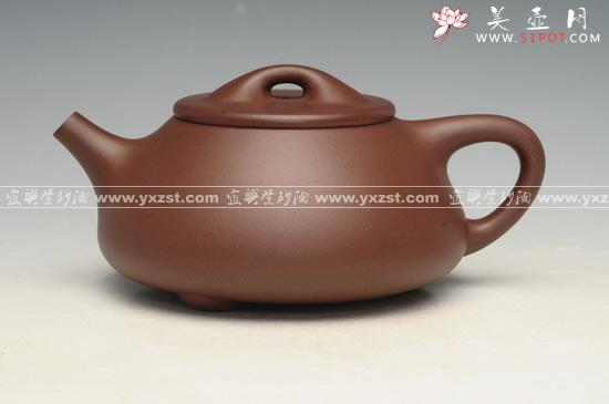 紫砂壶图片：满盖石瓢 - 美壶网