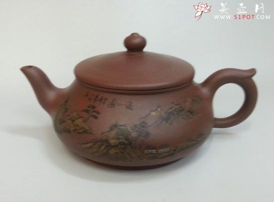 紫砂壶图片：扁圆壶 - 美壶网