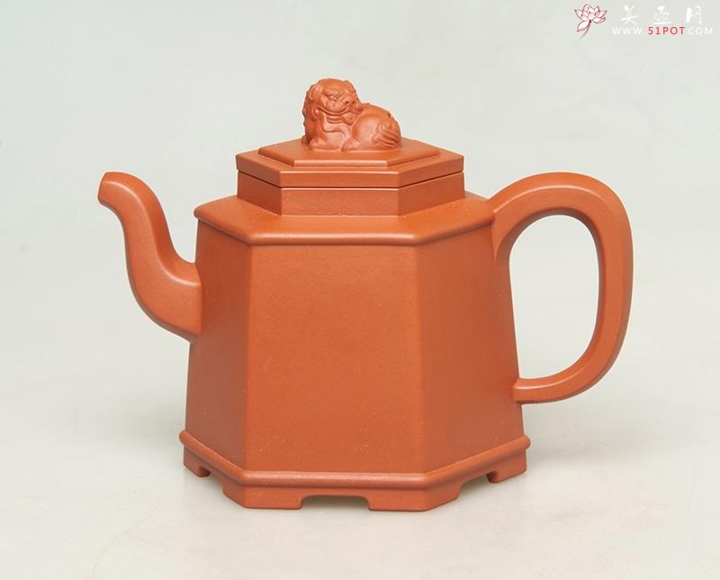 紫砂壶图片：六方醒狮 - 美壶网
