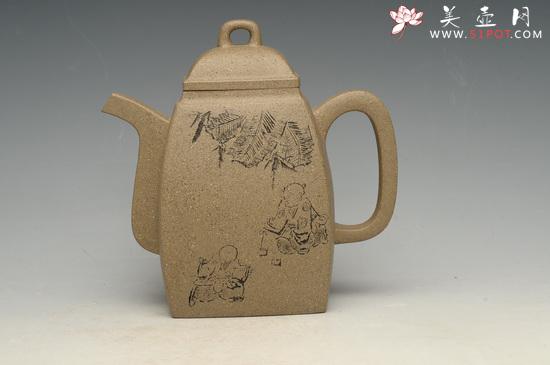 紫砂壶图片：汉方 - 美壶网