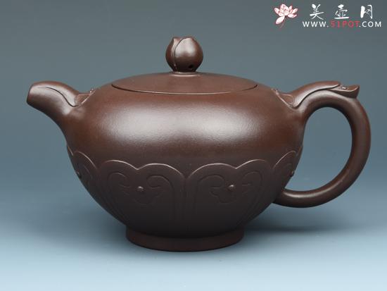 紫砂壶图片：浪花如意 - 美壶网