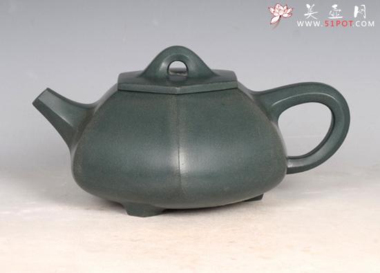 紫砂壶图片：六方石瓢 - 美壶网
