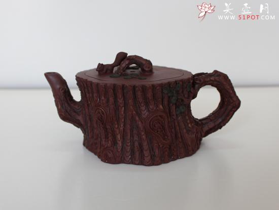 紫砂壶图片：小金松 190cc - 美壶网
