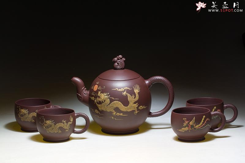 紫砂壶图片：龙凤呈祥 - 美壶网