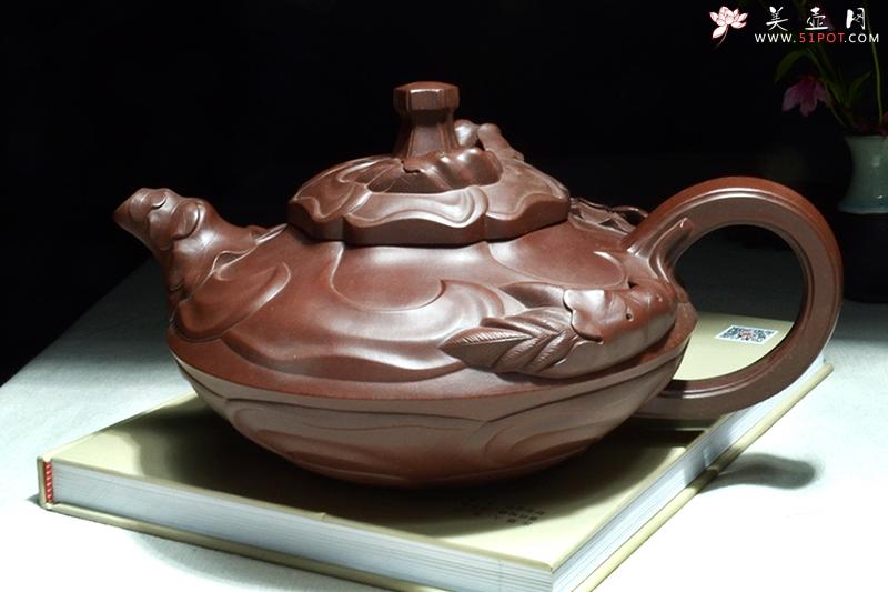 紫砂壶图片：大风卷葵 - 美壶网