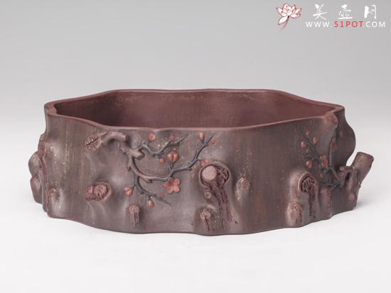 紫砂壶图片:梅桩水洗 - 美壶网