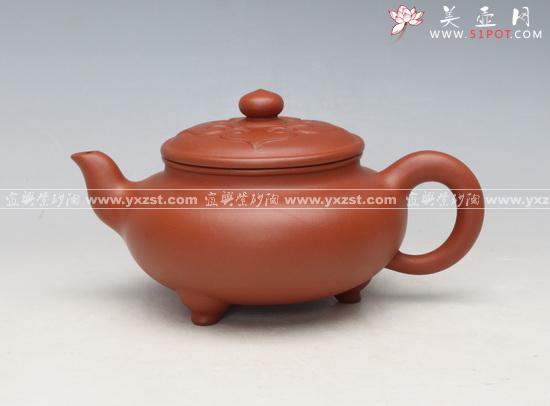 紫砂壶图片：三脚如意 - 美壶网