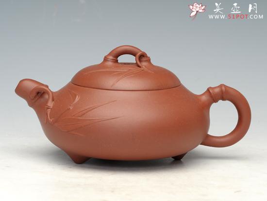 紫砂壶图片:石瓢竹节 - 美壶网