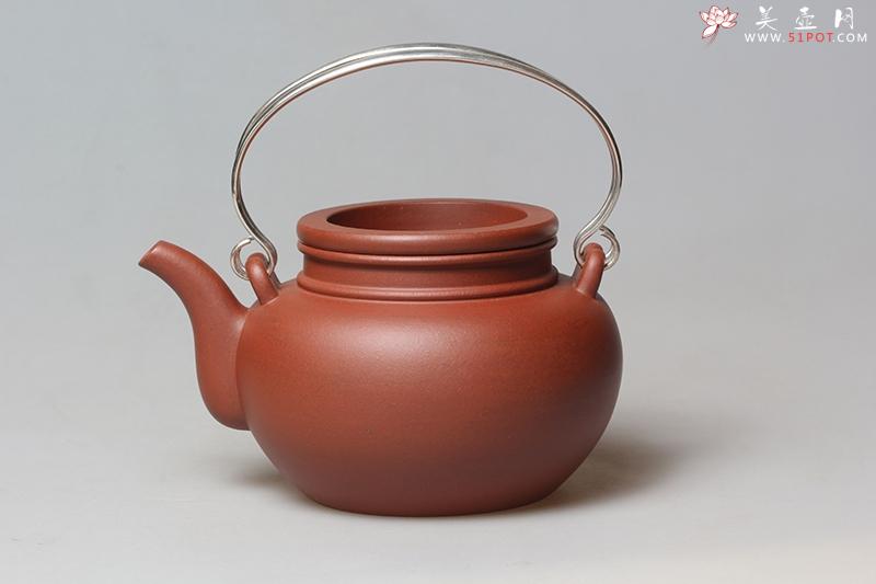 紫砂壶图片：银提寿星 - 美壶网