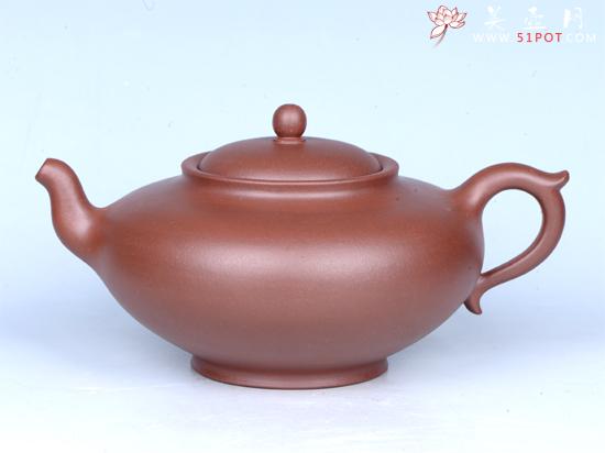 紫砂壶图片：大彬虚扁 - 美壶网