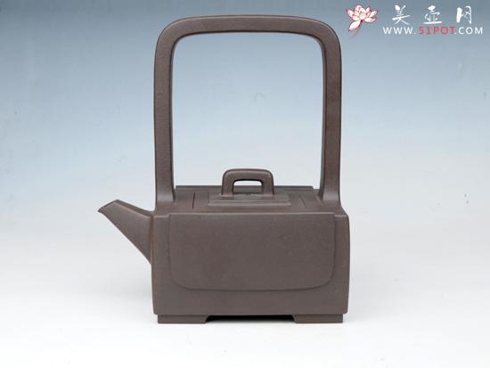 紫砂壶图片：四方提梁 - 美壶网