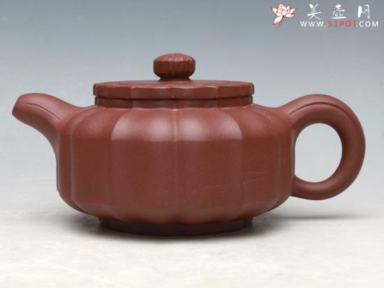 紫砂壶图片：宝菱底槽清 - 美壶网