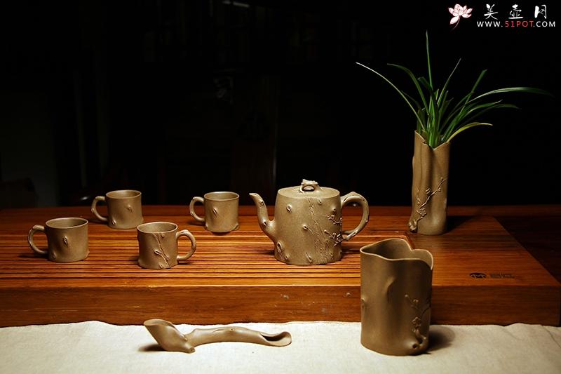 紫砂壶图片：寒梅傲骨 - 美壶网